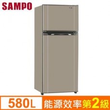 SAMPO聲寶 580公升省電脫臭雙門冰箱(SR-M58G(G3))
